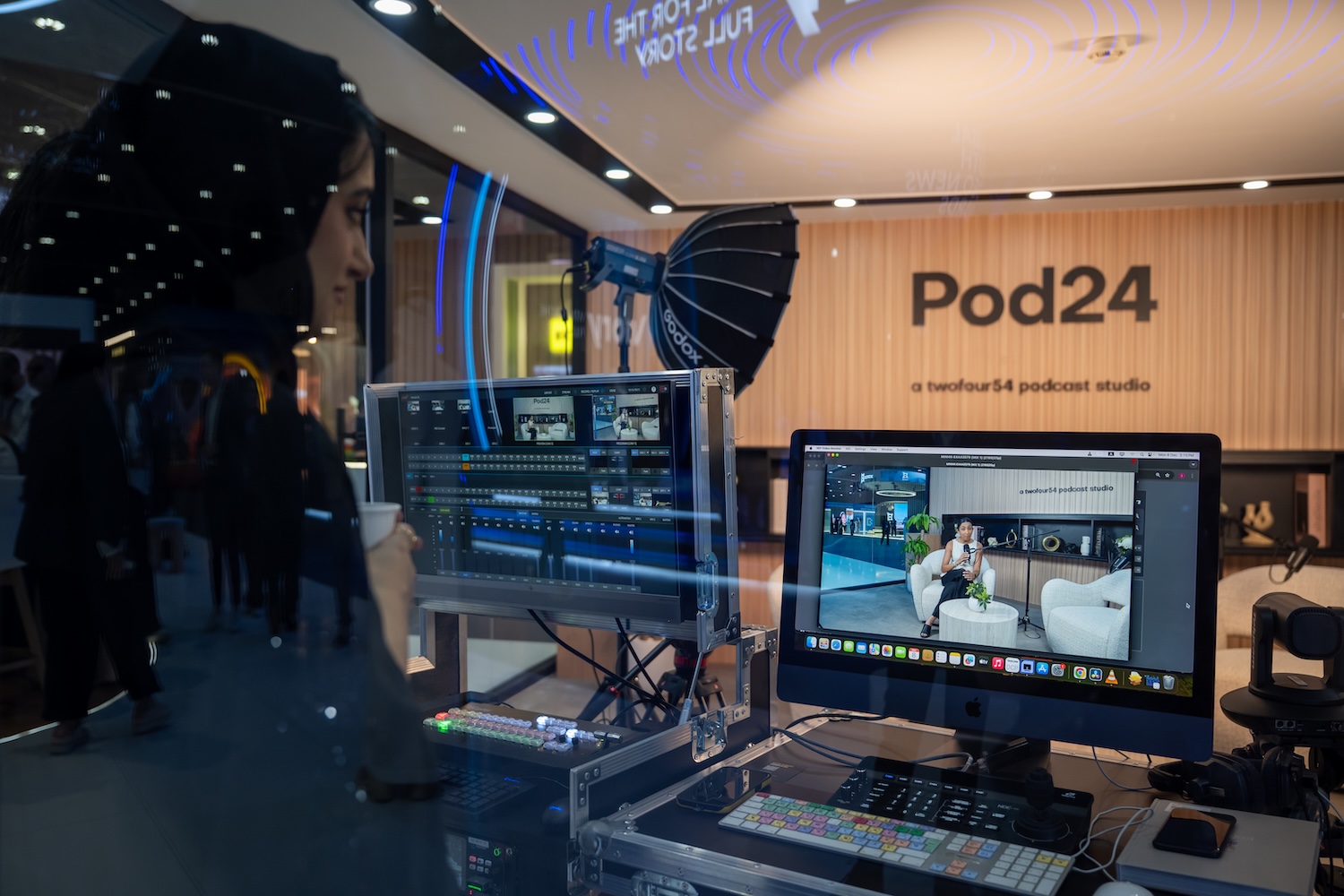 Pod24 studio on location